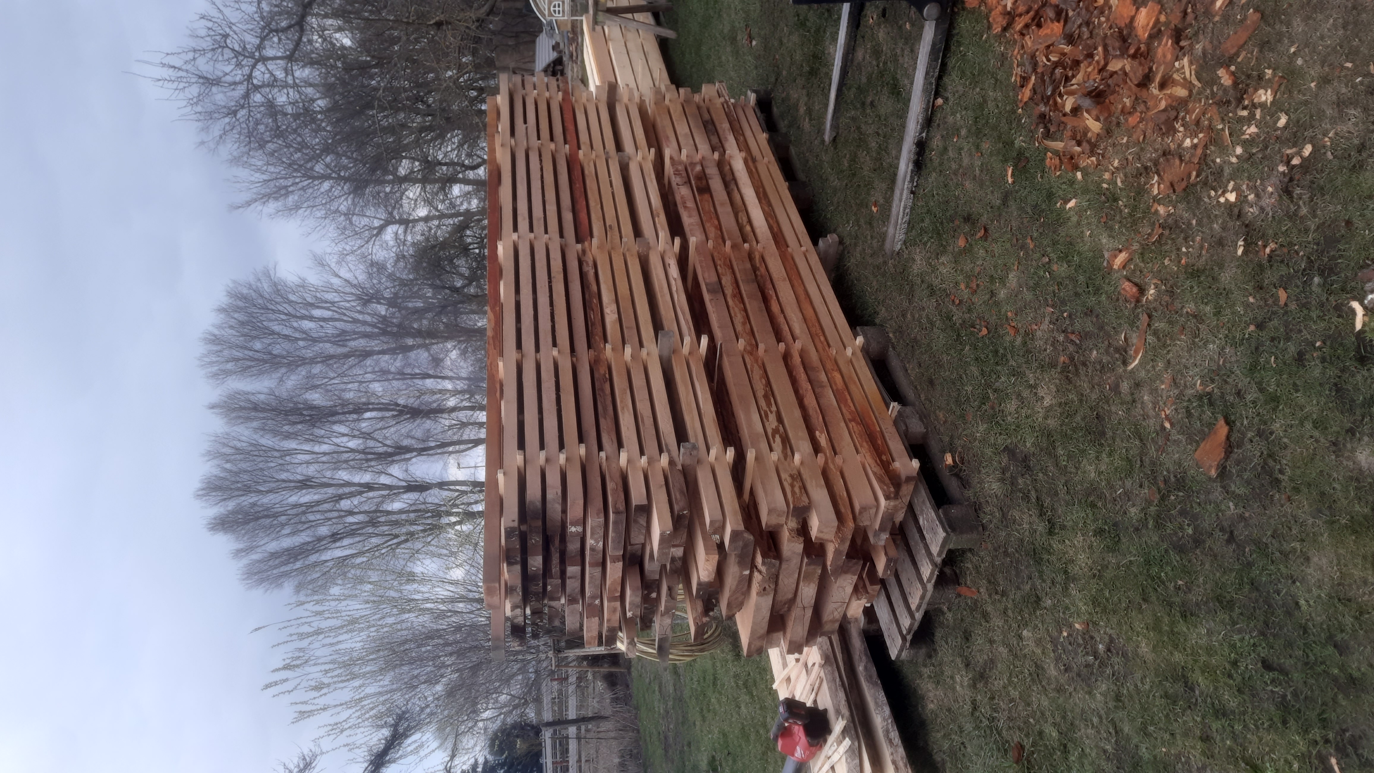 Holz richtig stapeln